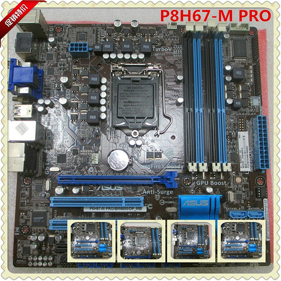 ASUS P8H67M P8H67-M PRO Intel H67 Motherboard S1155 LGA1155 mATX - Click Image to Close